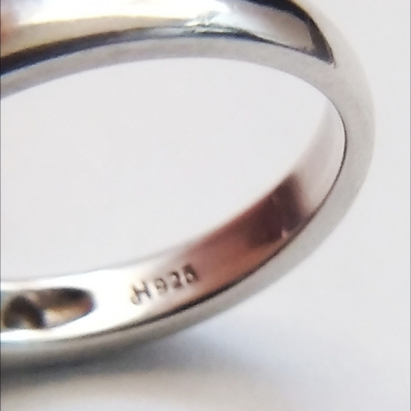 Vintage H925 paved CZ ring size 7 - Picture 2 of 6